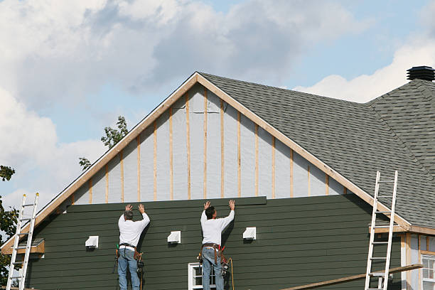 Professional Siding Contractor technician working in Grindstone, PA